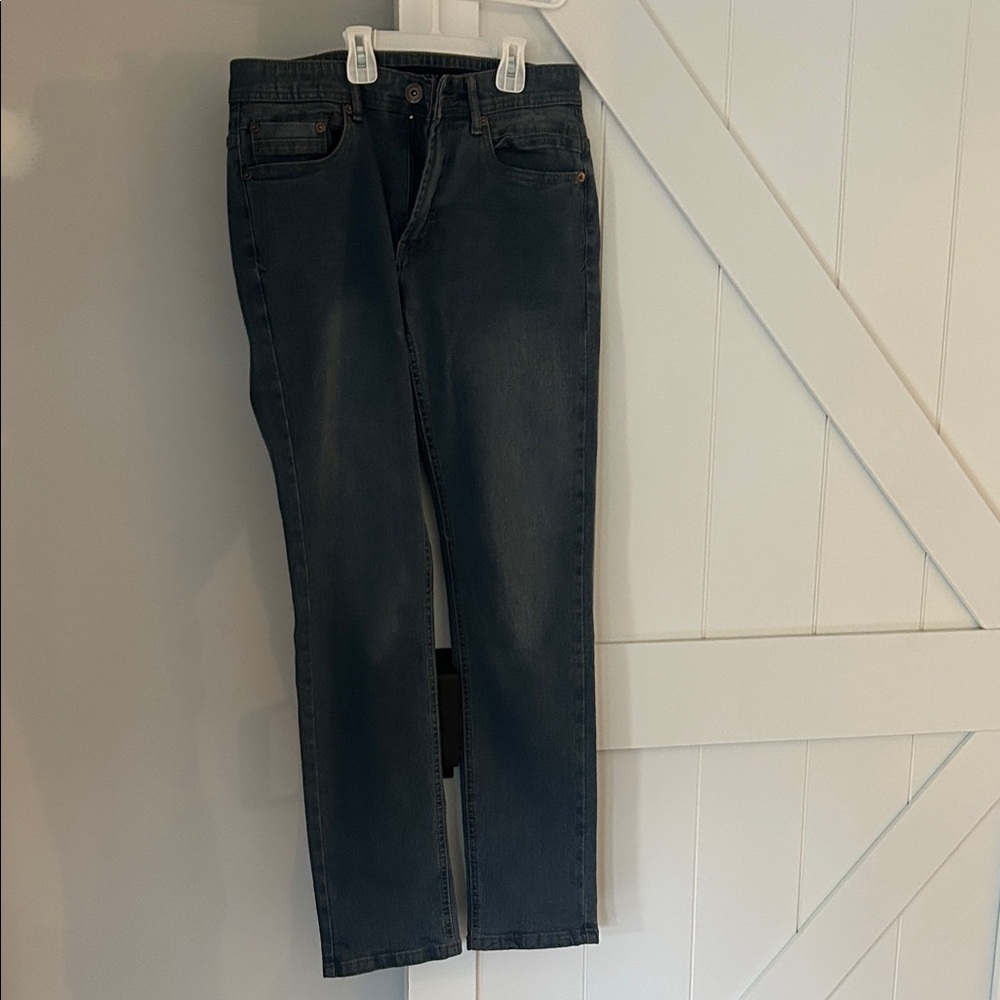 Alexander Julian Dark Blue Straight Jeans
